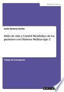libro Estilo De Vida Y Control Metabólico De Los Pacientes Con Diabetes Mellitus Tipo 2
